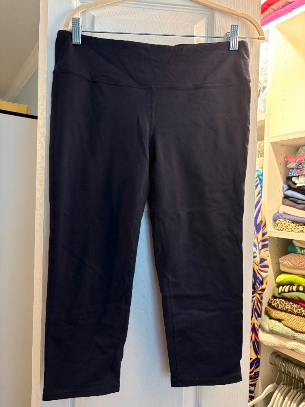 Athleta L navy blue leggings
